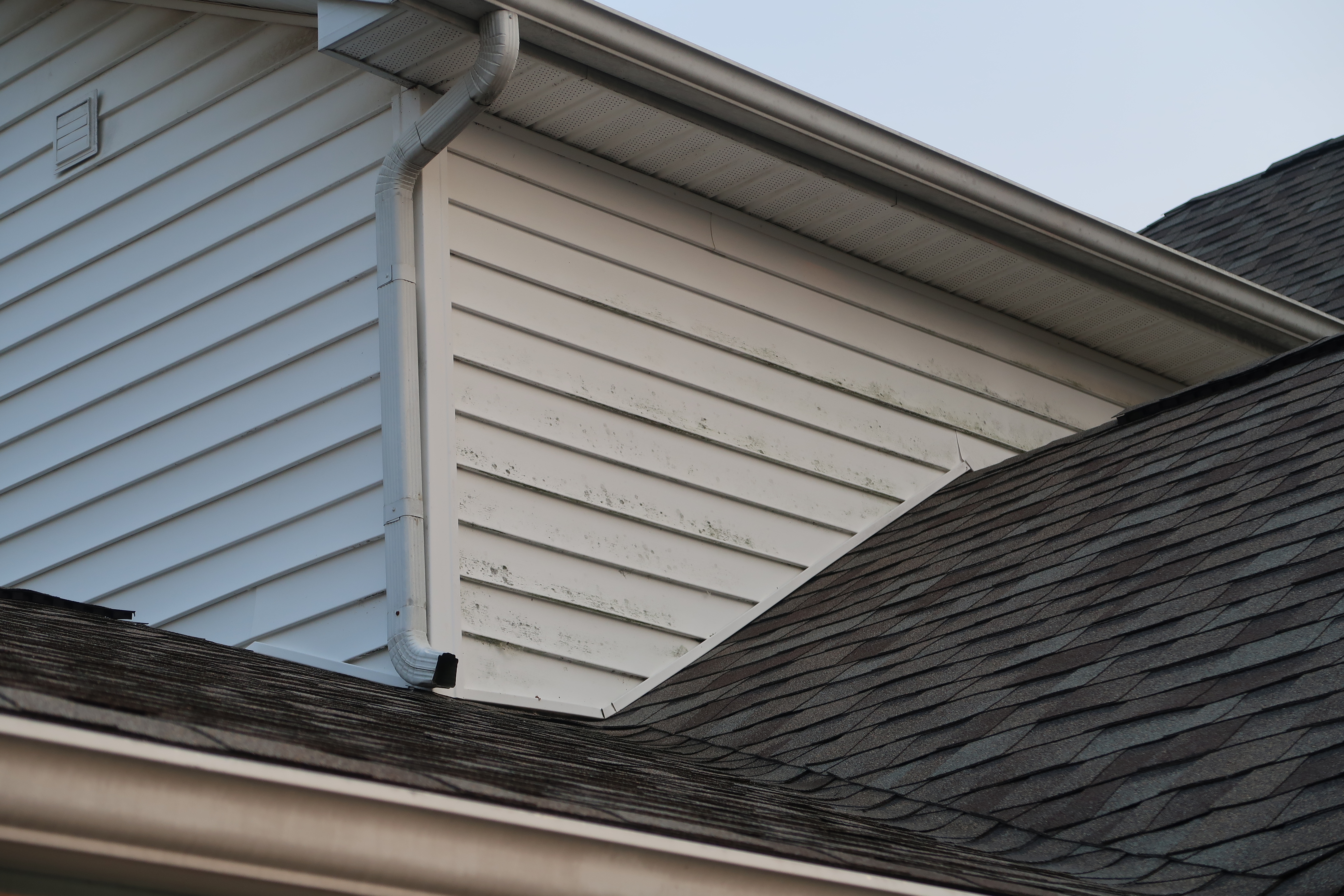House siding clean after washing